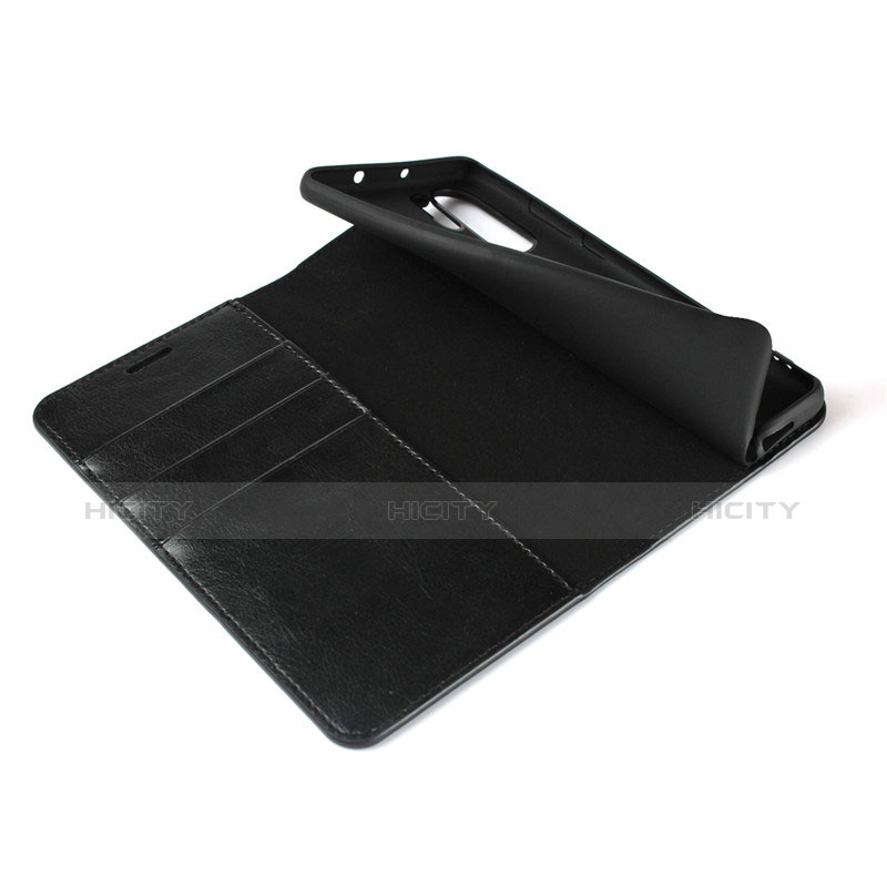 Handytasche Stand Schutzhülle Leder für Huawei P30 Pro New Edition Schwarz