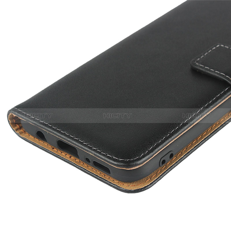 Handytasche Stand Schutzhülle Leder für Samsung Galaxy A50S Schwarz