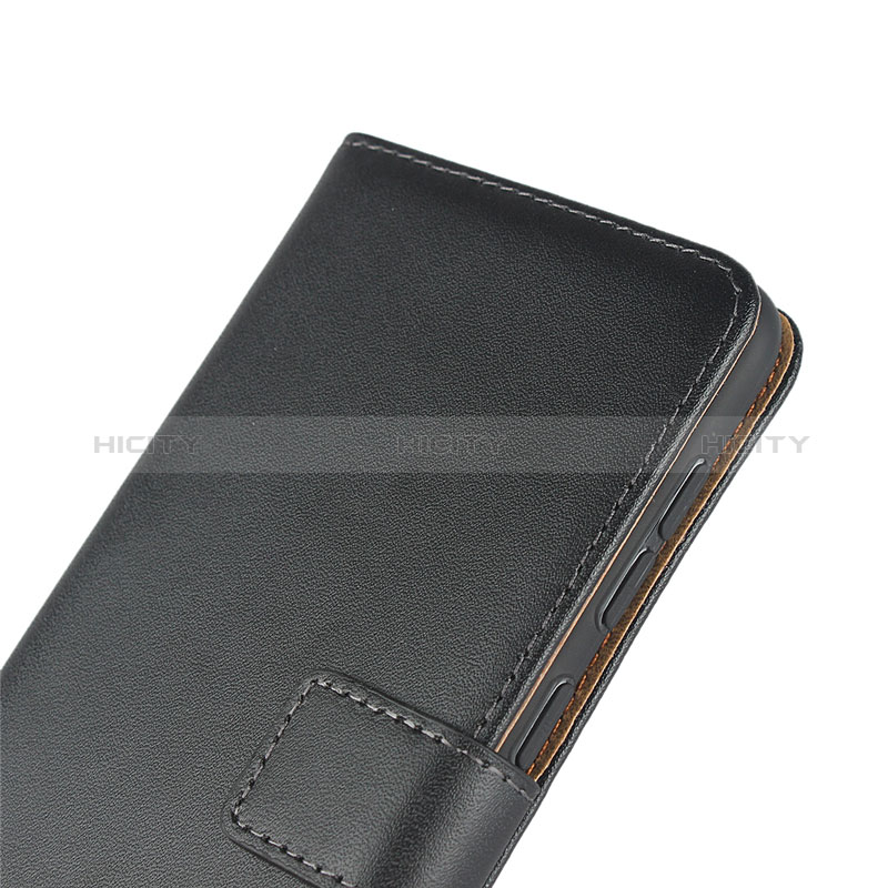 Handytasche Stand Schutzhülle Leder für Samsung Galaxy A50S Schwarz