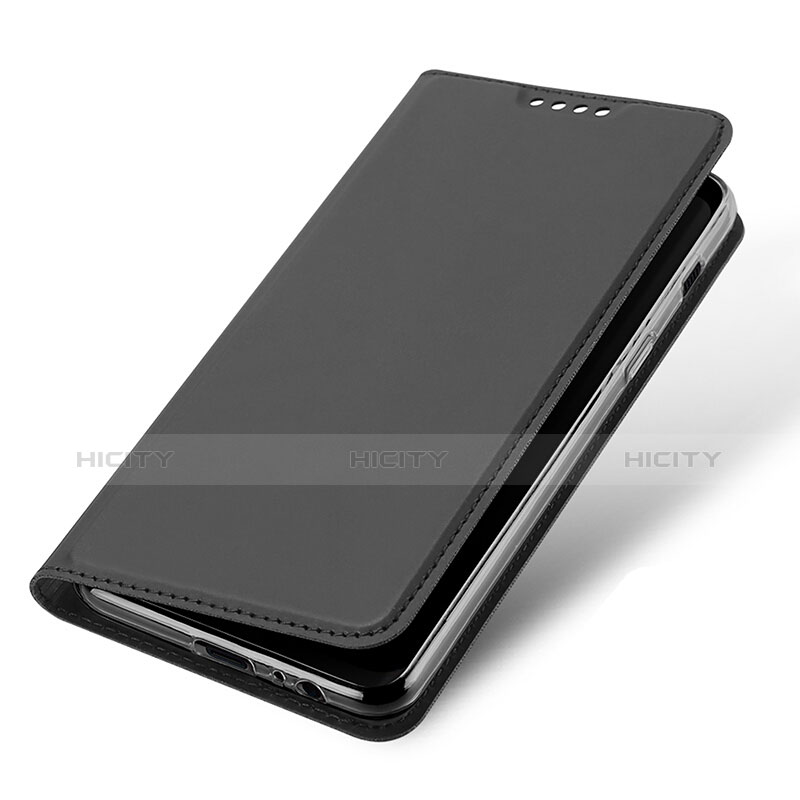 Handytasche Stand Schutzhülle Leder für Samsung Galaxy A8 (2018) A530F Schwarz