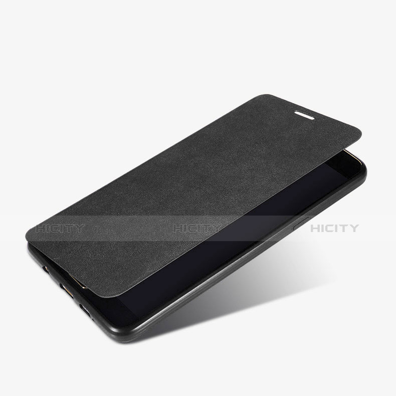 Handytasche Stand Schutzhülle Leder für Samsung Galaxy A9 (2016) A9000 Schwarz