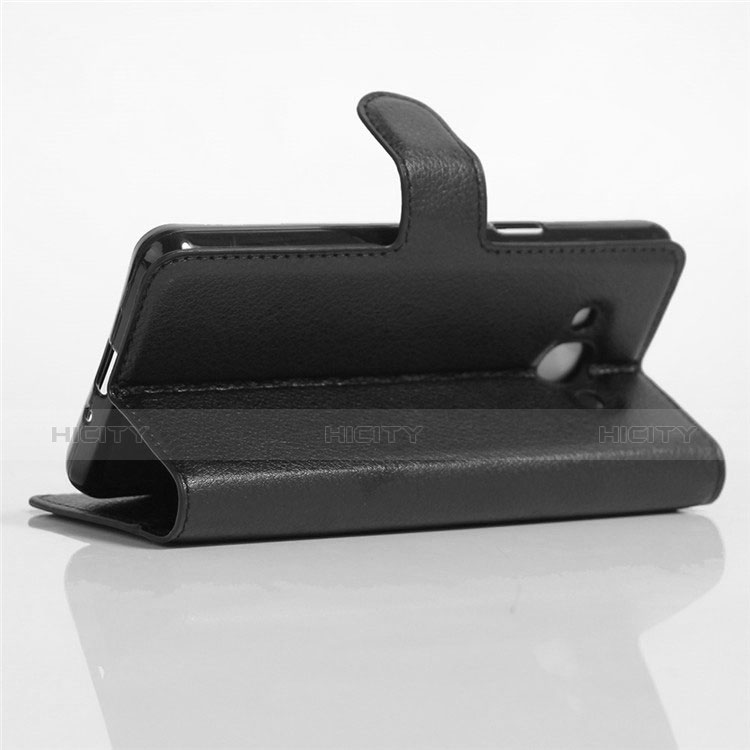 Handytasche Stand Schutzhülle Leder für Samsung Galaxy J3 Pro (2016) J3110 Schwarz