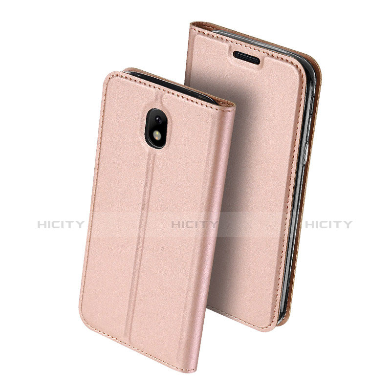 Handytasche Stand Schutzhülle Leder für Samsung Galaxy J5 (2017) Duos J530F Rosa