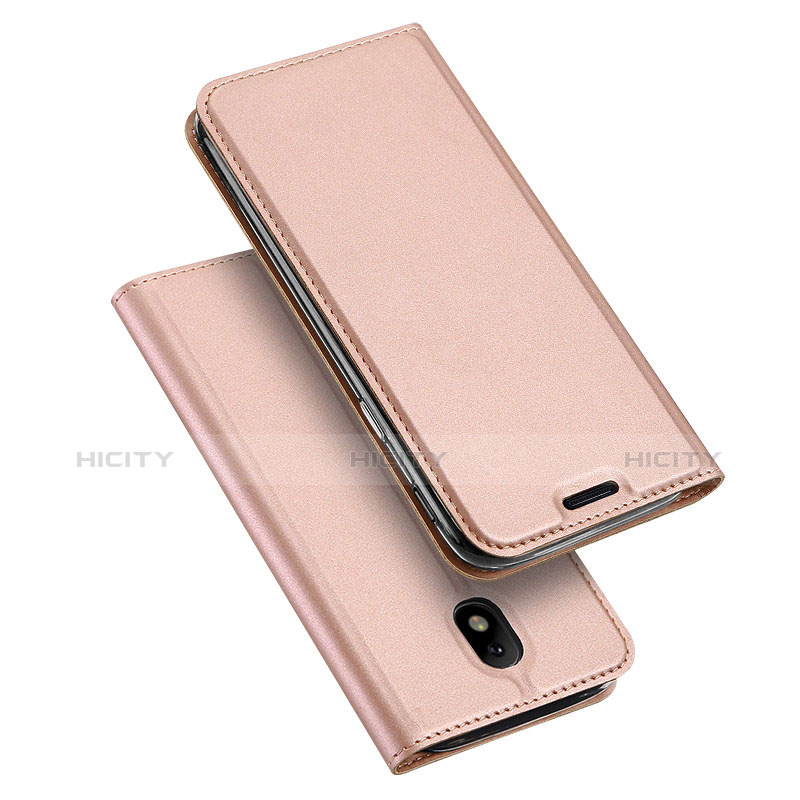 Handytasche Stand Schutzhülle Leder für Samsung Galaxy J5 (2017) Duos J530F Rosa