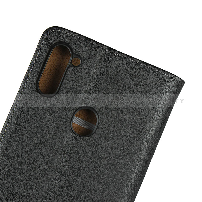 Handytasche Stand Schutzhülle Leder für Samsung Galaxy M11 Schwarz