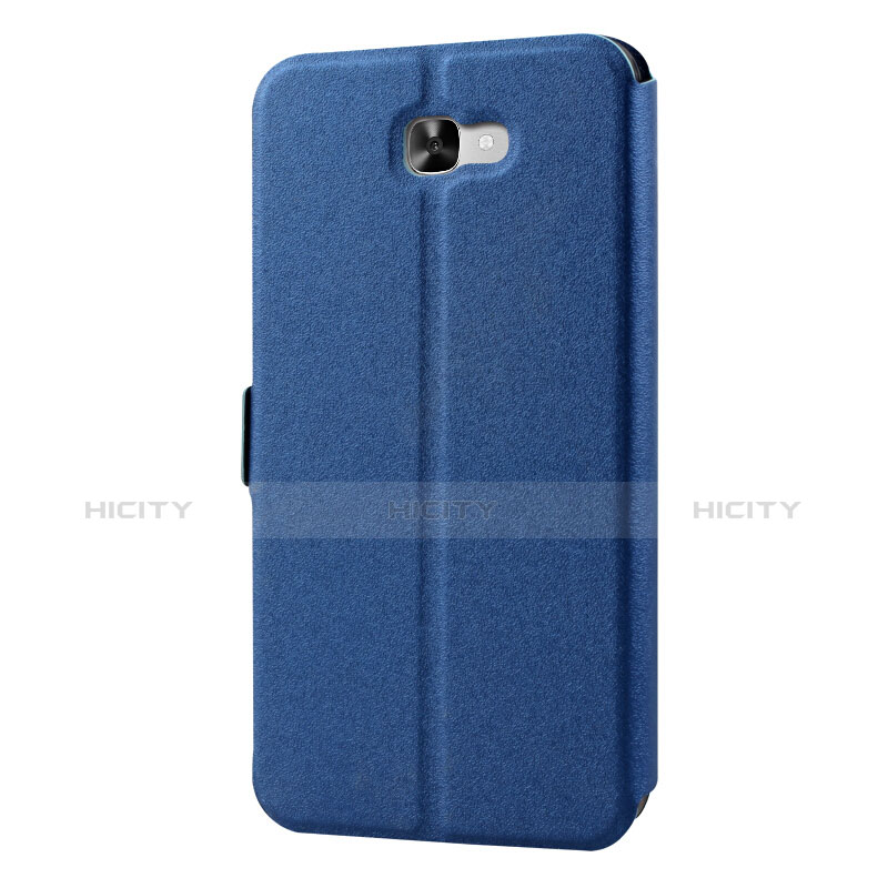 Handytasche Stand Schutzhülle Leder für Samsung Galaxy On7 (2016) G6100 Blau