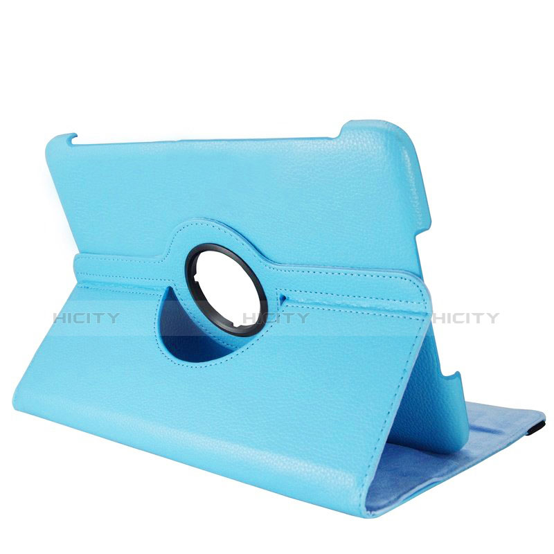 Handytasche Stand Schutzhülle Leder für Samsung Galaxy Tab 4 7.0 SM-T230 T231 T235 Hellblau