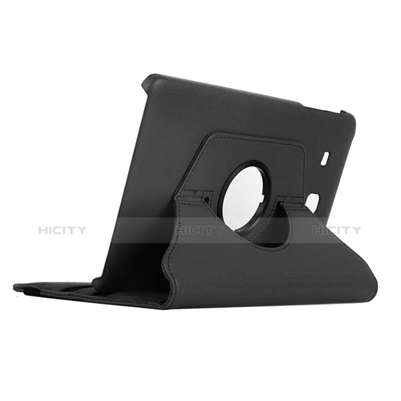 Handytasche Stand Schutzhülle Leder für Samsung Galaxy Tab E 9.6 T560 T561 Schwarz