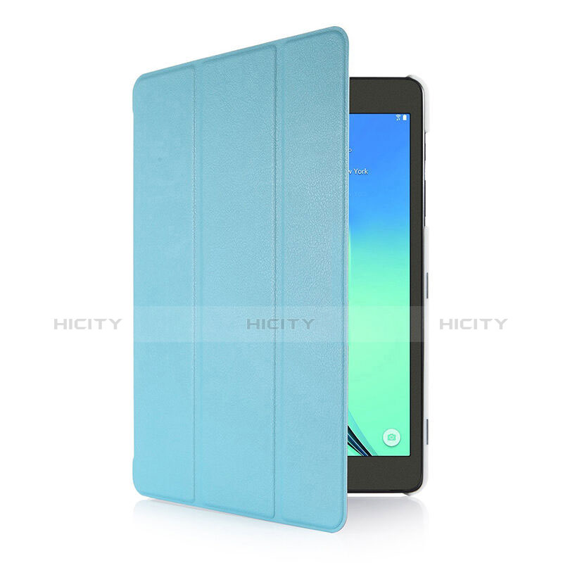 Handytasche Stand Schutzhülle Leder für Samsung Galaxy Tab S2 8.0 SM-T710 SM-T715 Hellblau