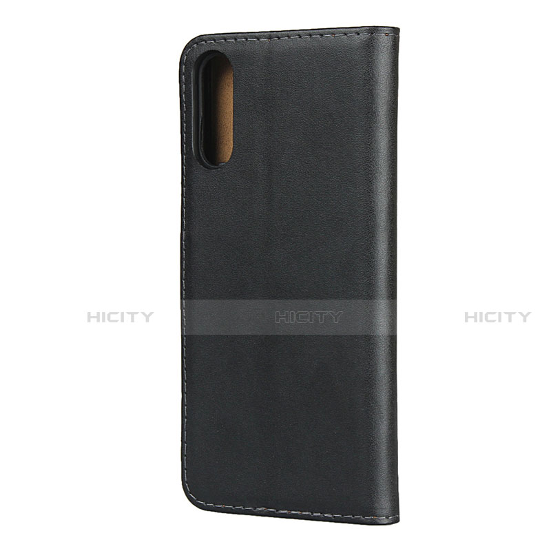 Handytasche Stand Schutzhülle Leder für Sony Xperia L4 Schwarz