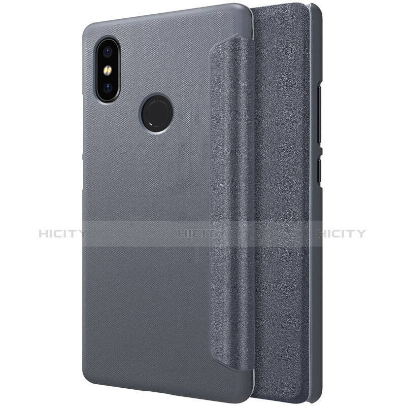 Handytasche Stand Schutzhülle Leder für Xiaomi Mi 8 SE Schwarz