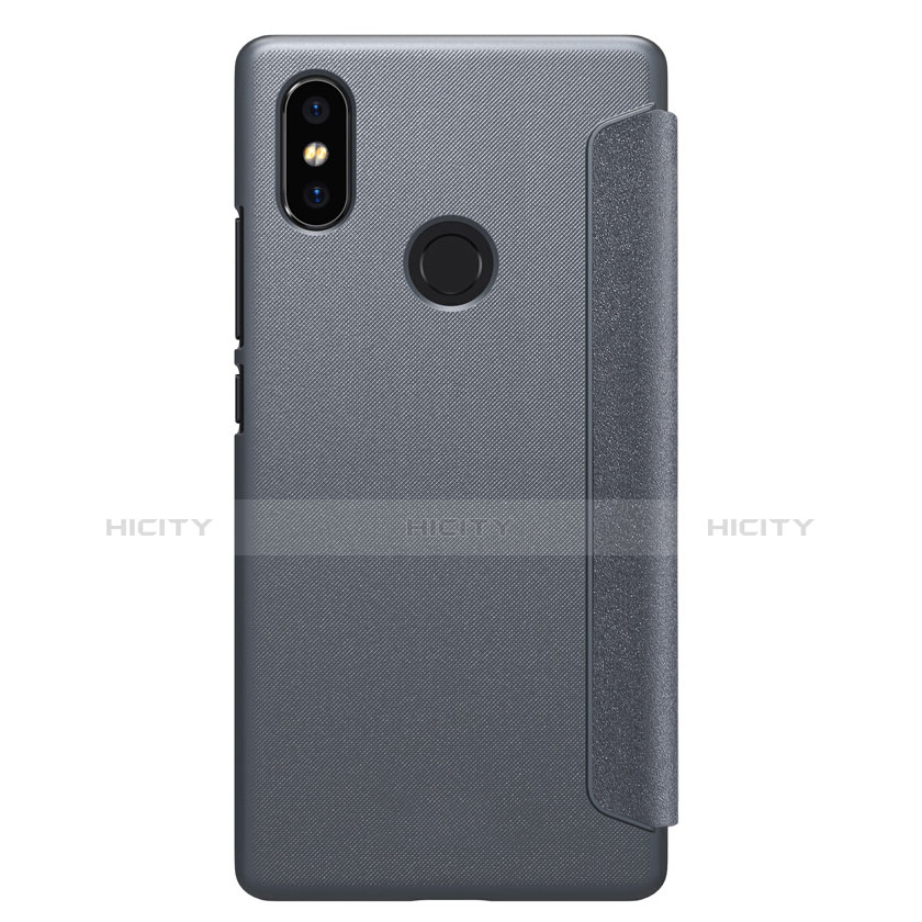 Handytasche Stand Schutzhülle Leder für Xiaomi Mi 8 SE Schwarz