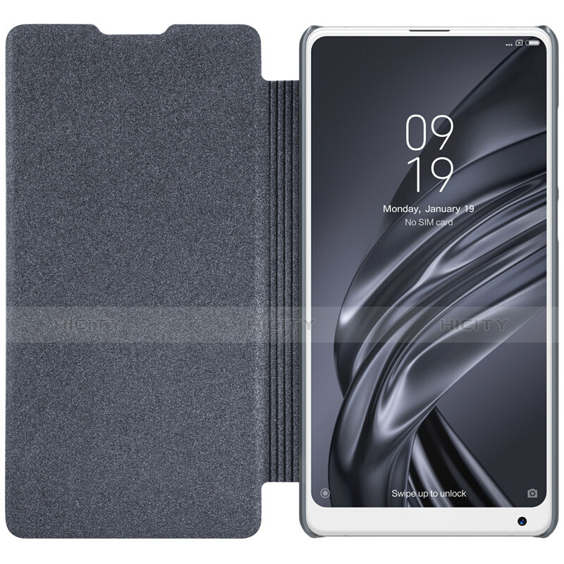 Handytasche Stand Schutzhülle Leder für Xiaomi Mi Mix 2S Schwarz