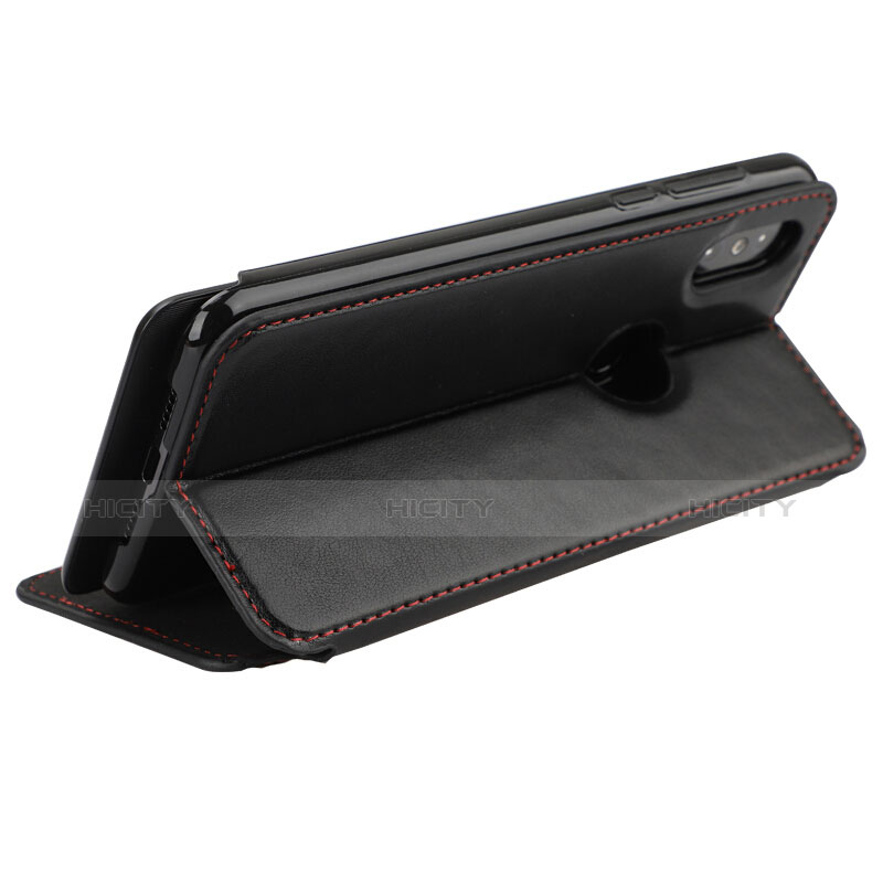 Handytasche Stand Schutzhülle Leder für Xiaomi Mi Mix 3 Schwarz