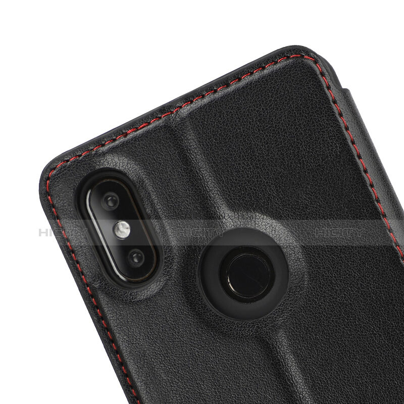 Handytasche Stand Schutzhülle Leder für Xiaomi Mi Mix 3 Schwarz