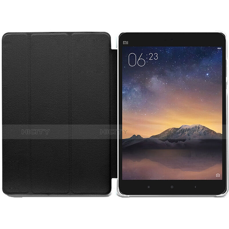 Handytasche Stand Schutzhülle Leder für Xiaomi Mi Pad 3 Schwarz