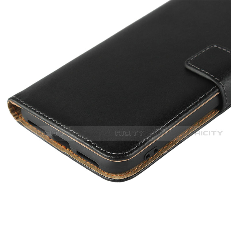 Handytasche Stand Schutzhülle Leder für Xiaomi Redmi 7 Schwarz groß