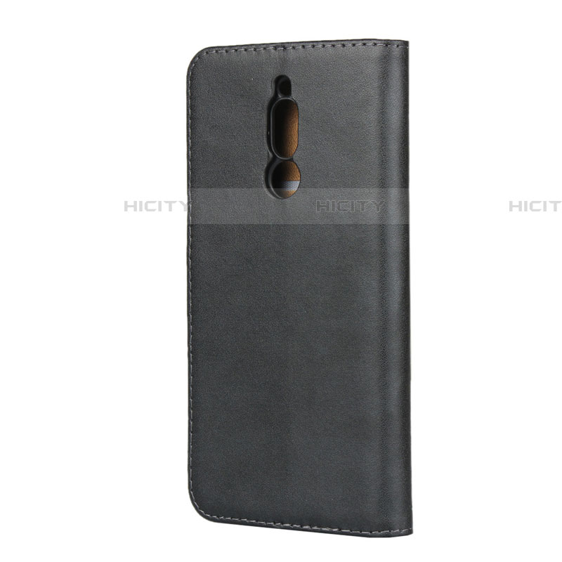 Handytasche Stand Schutzhülle Leder für Xiaomi Redmi 8 Schwarz groß