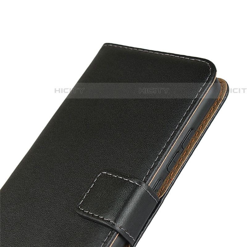 Handytasche Stand Schutzhülle Leder für Xiaomi Redmi 8 Schwarz groß