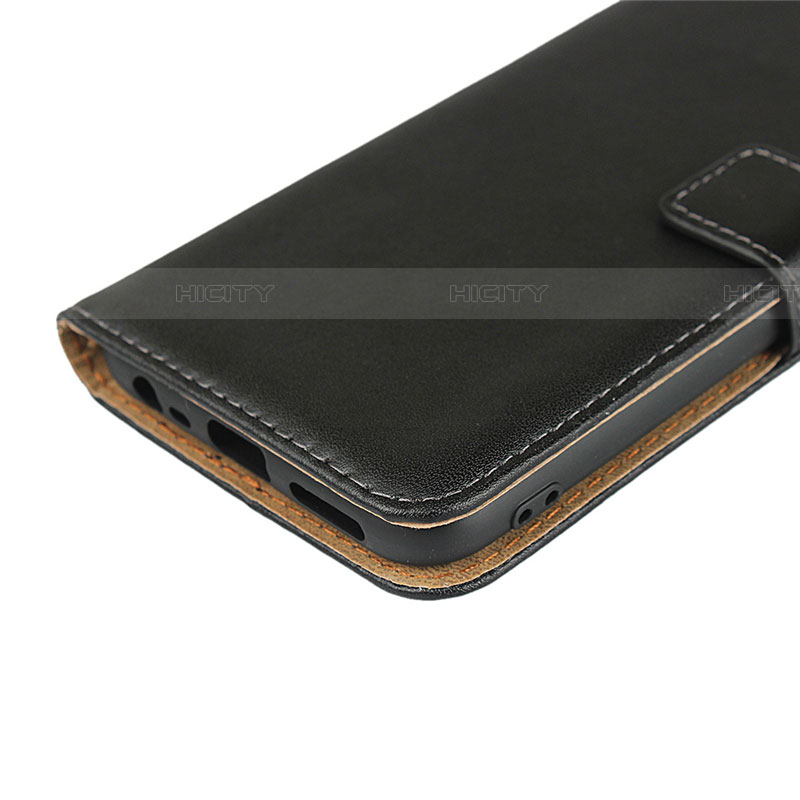 Handytasche Stand Schutzhülle Leder für Xiaomi Redmi 8 Schwarz groß