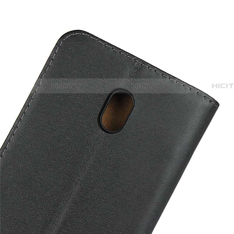 Handytasche Stand Schutzhülle Leder für Xiaomi Redmi 8A Schwarz