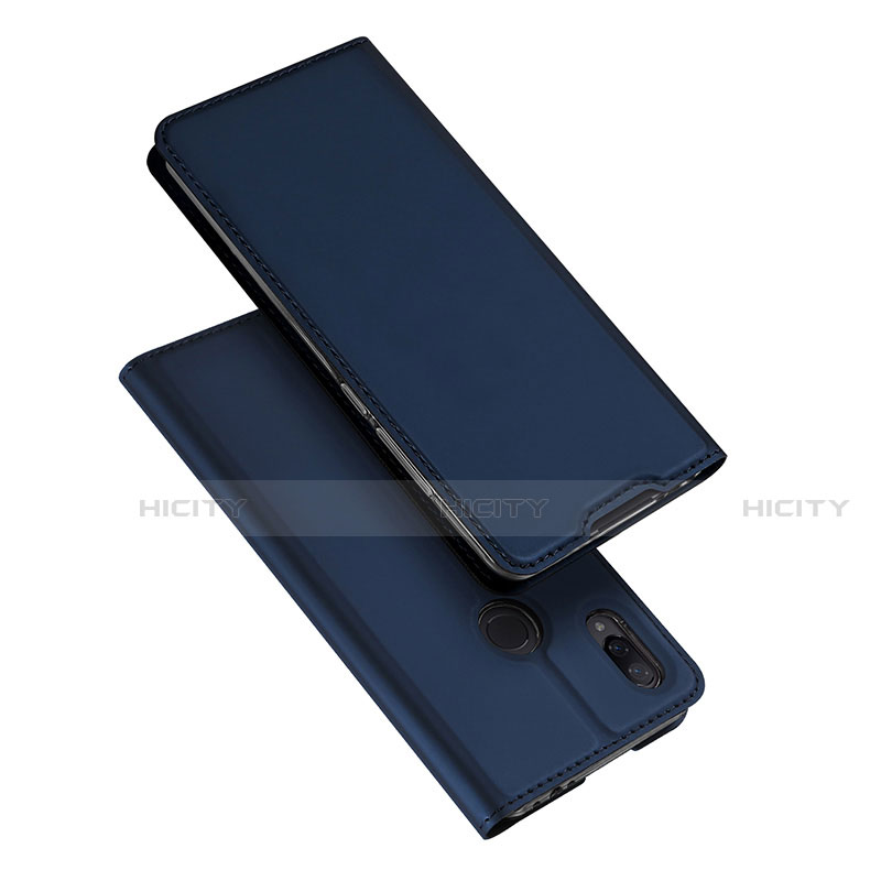 Handytasche Stand Schutzhülle Leder für Xiaomi Redmi Note 7 Pro Blau