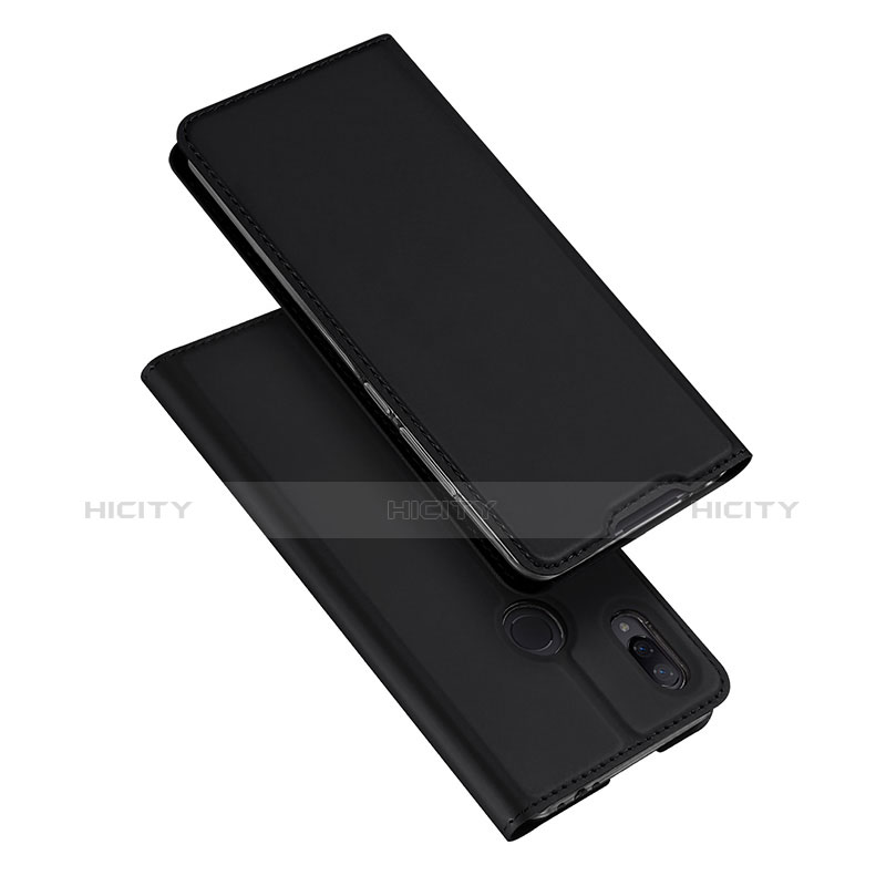 Handytasche Stand Schutzhülle Leder für Xiaomi Redmi Note 7 Schwarz