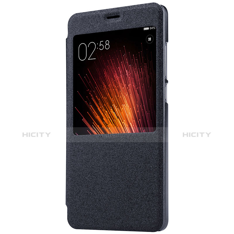 Handytasche Stand Schutzhülle Leder für Xiaomi Redmi Pro Schwarz