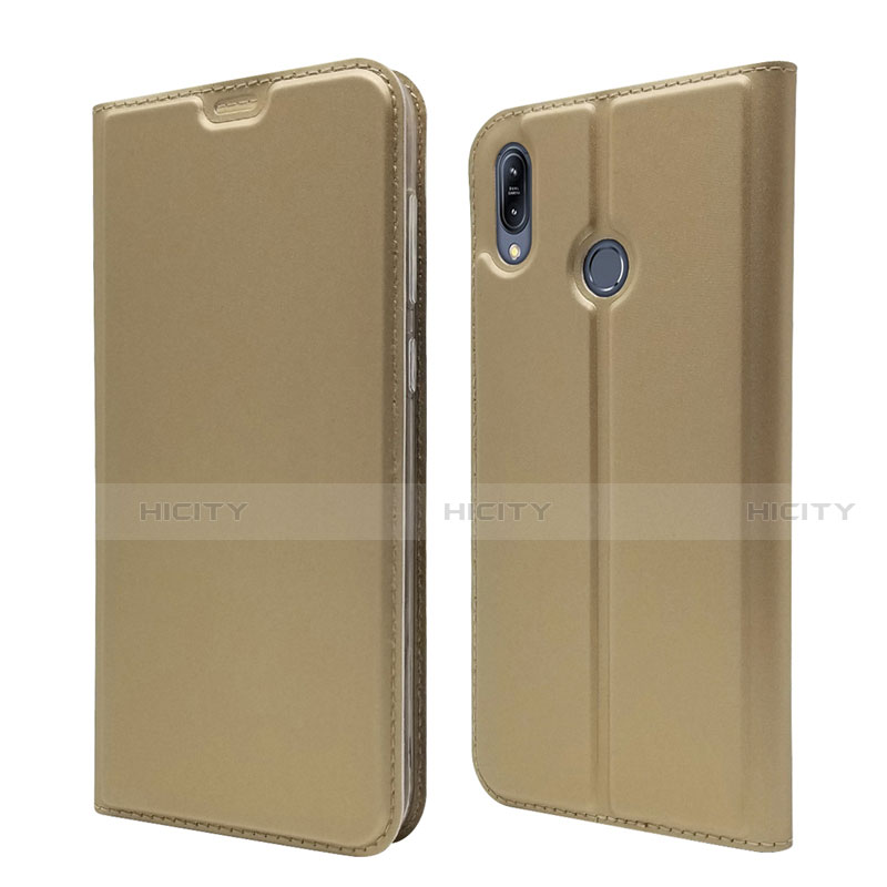 Handytasche Stand Schutzhülle Leder Hülle für Asus Zenfone Max M2 ZB633KL Gold