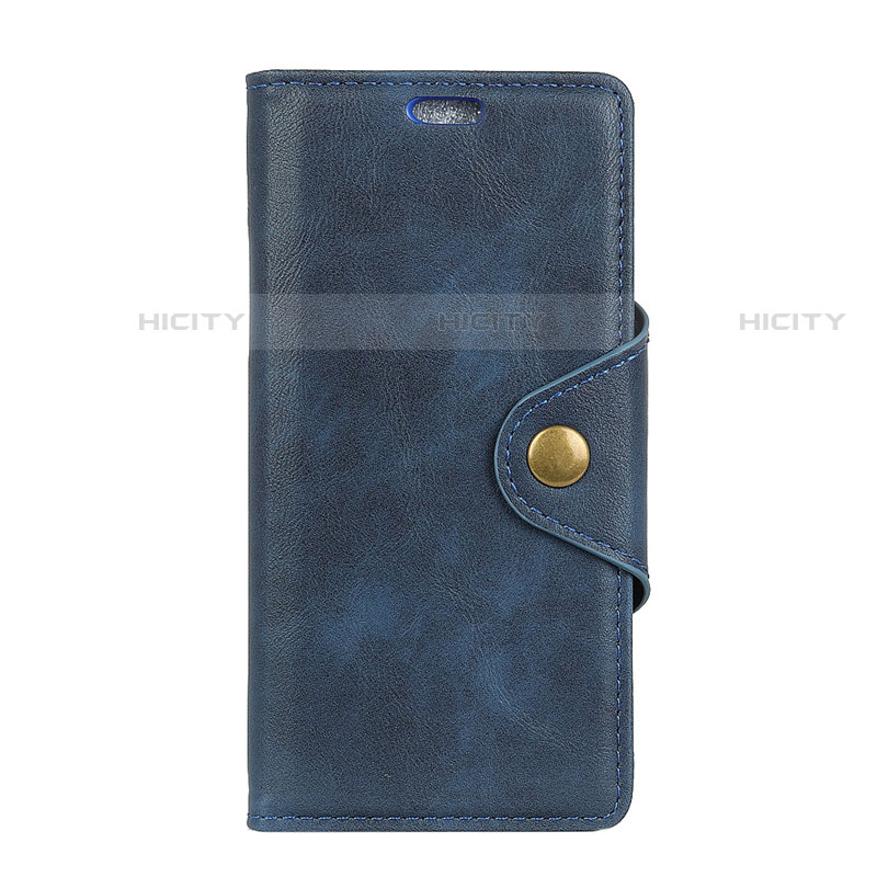 Handytasche Stand Schutzhülle Leder Hülle für HTC Desire 12 Plus Blau