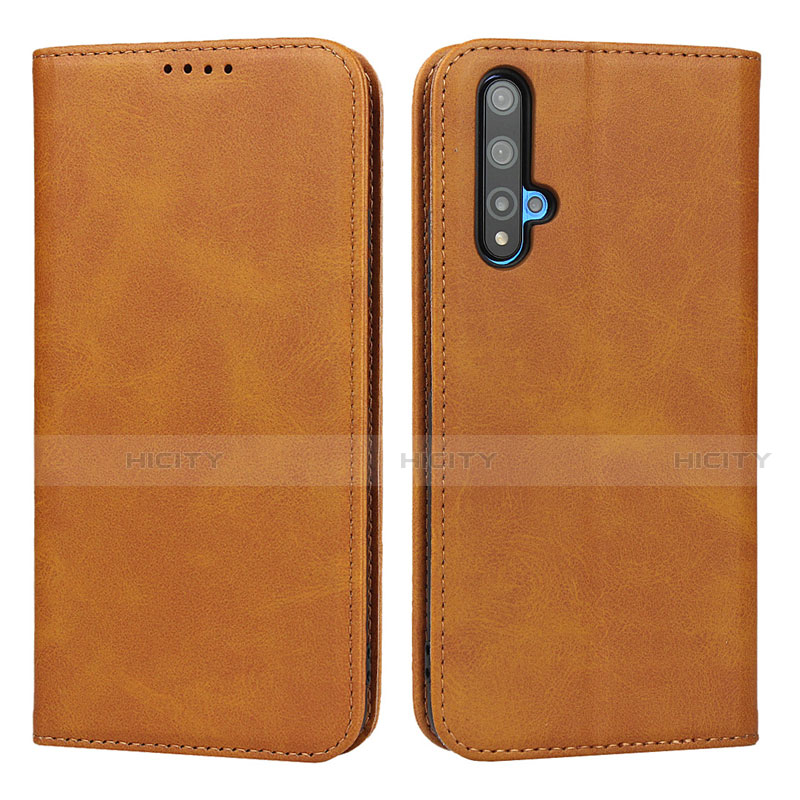 Handytasche Stand Schutzhülle Leder Hülle für Huawei Honor 20S Orange