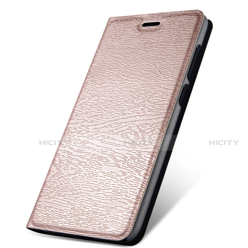 Handytasche Stand Schutzhülle Leder Hülle für Huawei Honor 9 Lite Rosegold