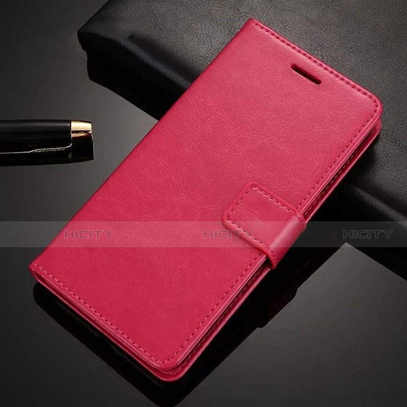 Handytasche Stand Schutzhülle Leder Hülle für Huawei Nova 6 Rot Plus