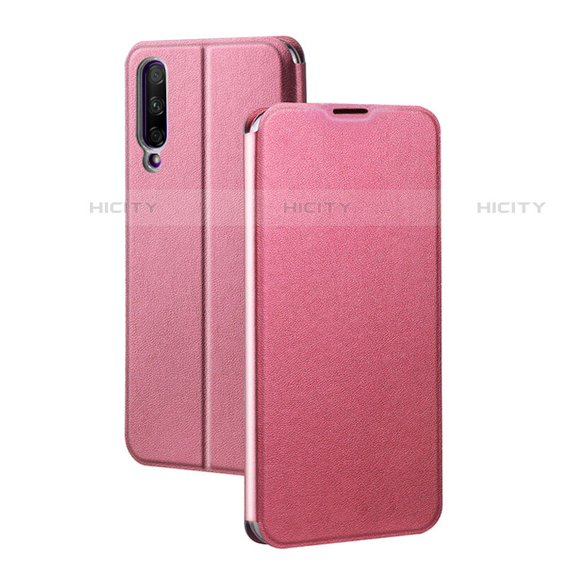 Handytasche Stand Schutzhülle Leder Hülle für Huawei Y9s Rosa Plus