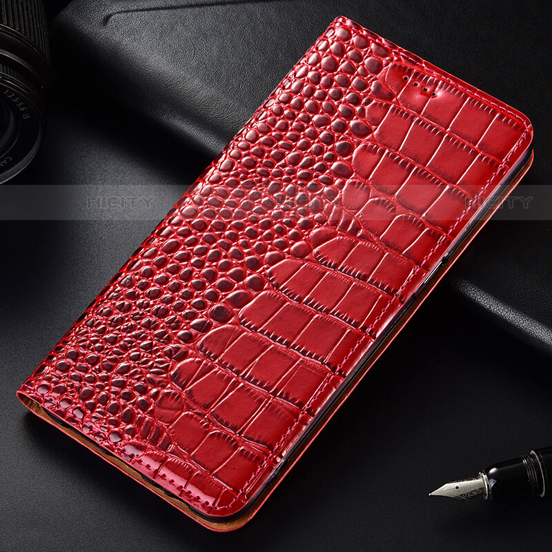 Handytasche Stand Schutzhülle Leder Hülle für OnePlus 7T Pro Rot Plus