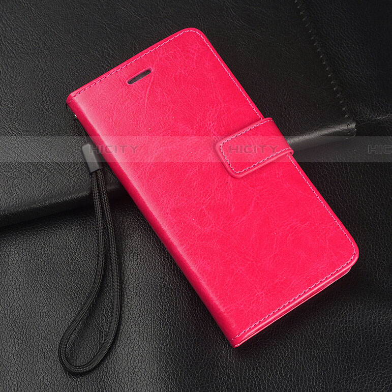 Handytasche Stand Schutzhülle Leder Hülle für Oppo A11 Pink