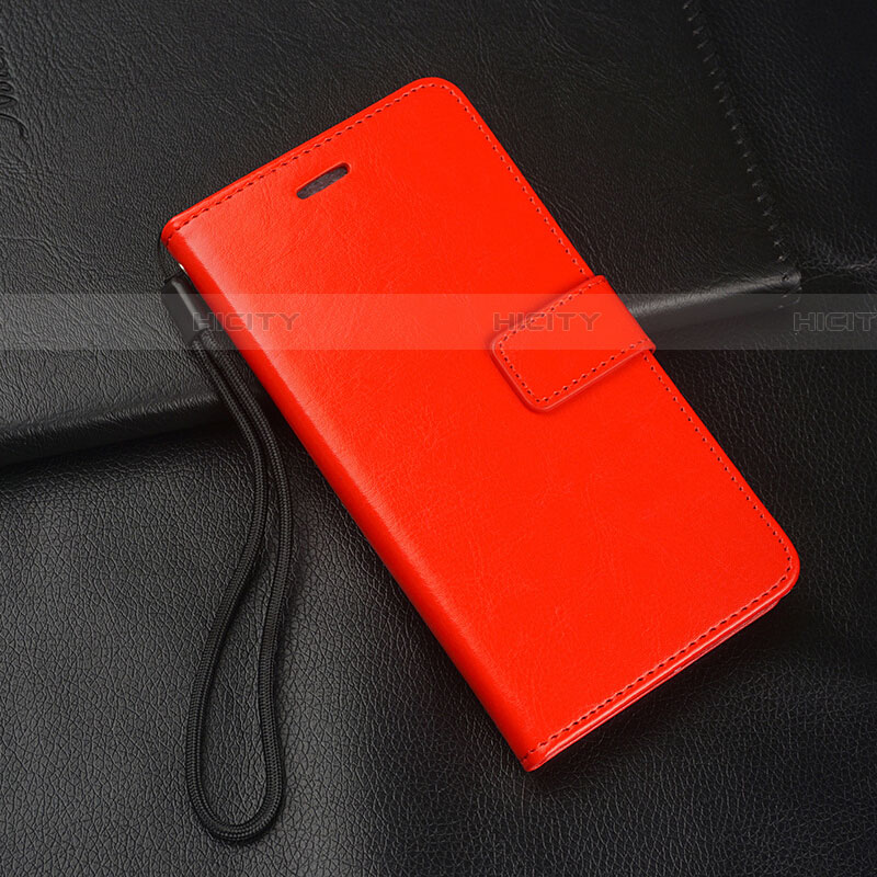 Handytasche Stand Schutzhülle Leder Hülle für Oppo A11 Rot Plus