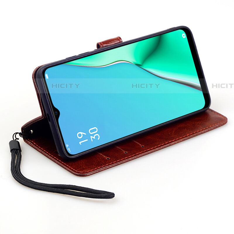 Handytasche Stand Schutzhülle Leder Hülle für Oppo A5 (2020)