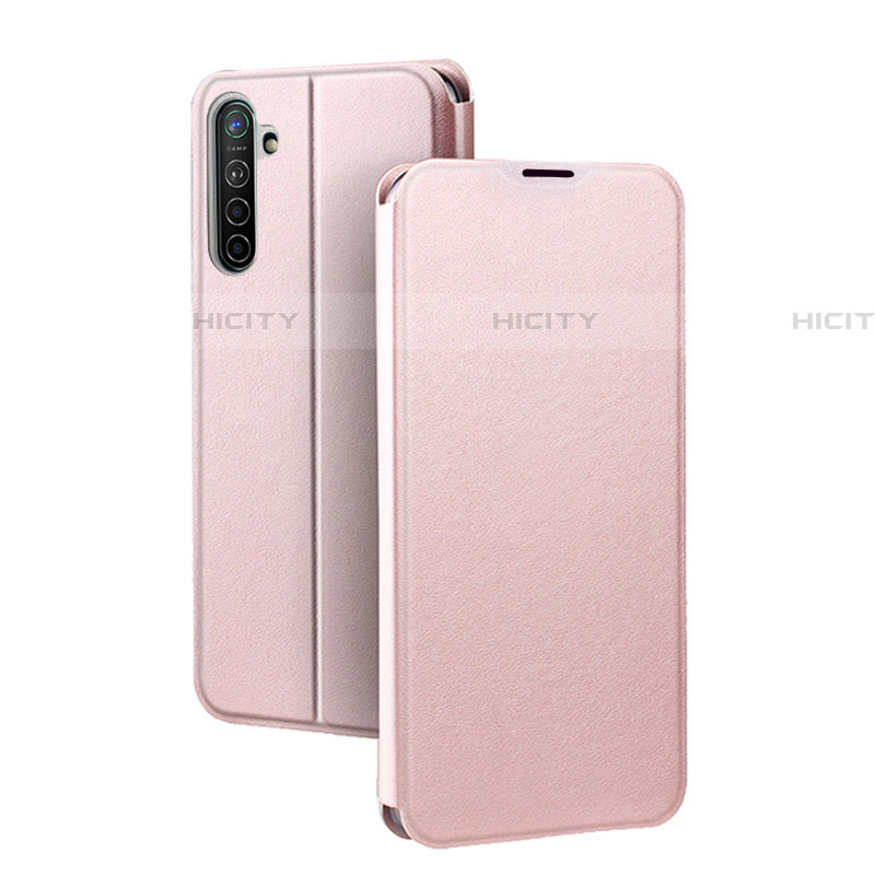 Handytasche Stand Schutzhülle Leder Hülle für Oppo K5 Rosegold