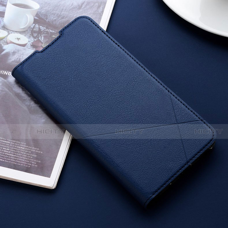 Handytasche Stand Schutzhülle Leder Hülle für Oppo Reno2 Blau