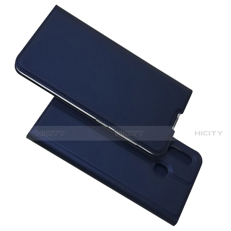 Handytasche Stand Schutzhülle Leder Hülle für Samsung Galaxy A30 Blau