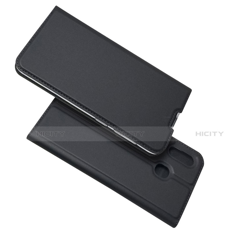 Handytasche Stand Schutzhülle Leder Hülle für Samsung Galaxy A30 Schwarz Plus