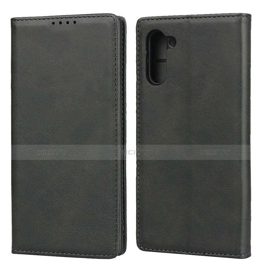 Handytasche Stand Schutzhülle Leder Hülle für Samsung Galaxy Note 10 5G Schwarz