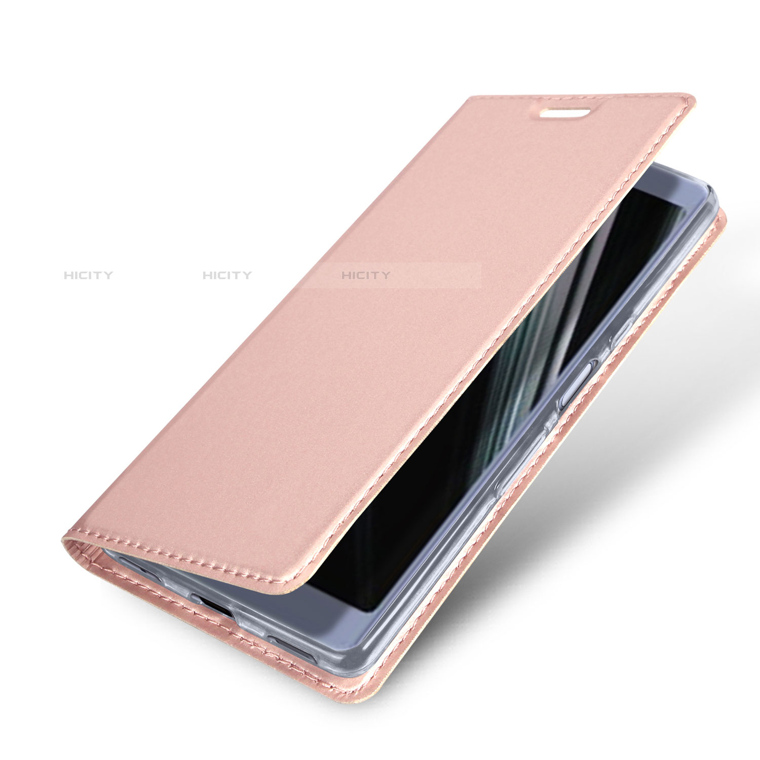 Handytasche Stand Schutzhülle Leder Hülle für Sony Xperia L3 groß