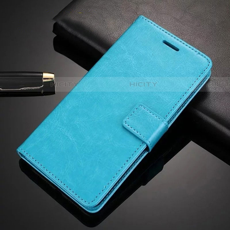 Handytasche Stand Schutzhülle Leder Hülle für Xiaomi Poco X2 Cyan