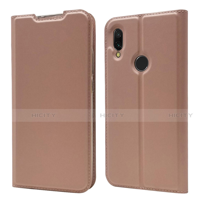 Handytasche Stand Schutzhülle Leder Hülle für Xiaomi Redmi 7 Rosegold