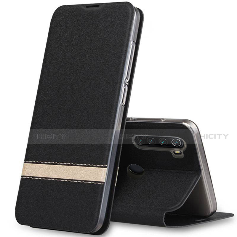 Handytasche Stand Schutzhülle Leder Hülle für Xiaomi Redmi Note 8 Schwarz Plus