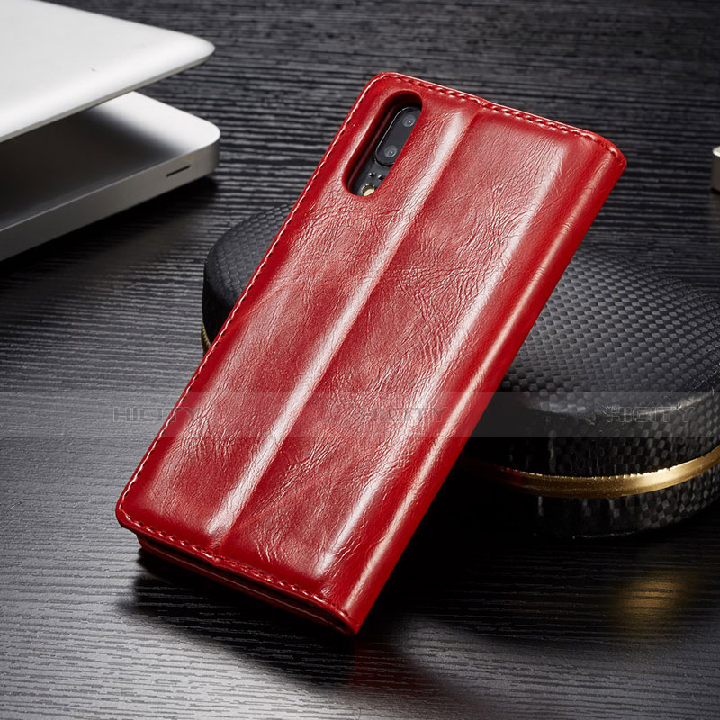 Handytasche Stand Schutzhülle Leder Hülle G01 für Huawei P20