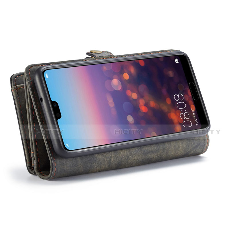 Handytasche Stand Schutzhülle Leder Hülle G02 für Huawei P20