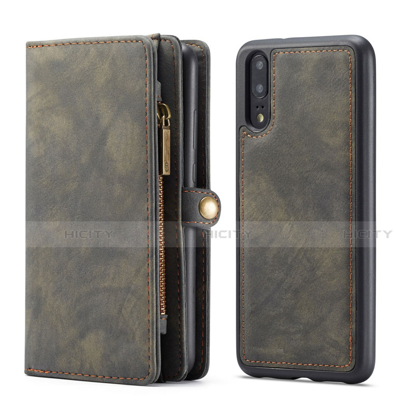 Handytasche Stand Schutzhülle Leder Hülle G02 für Huawei P20